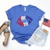 Simply Sage Market Women's Patriotic Lips  Short Sleeve Graphic Tee - 3 of 4