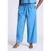 ELOQUII Women's Plus Size Easy Wide Leg Linen Pant - 3 of 4