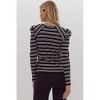 Women's This Is The Life Striped Knit Top - entro - 2 of 4