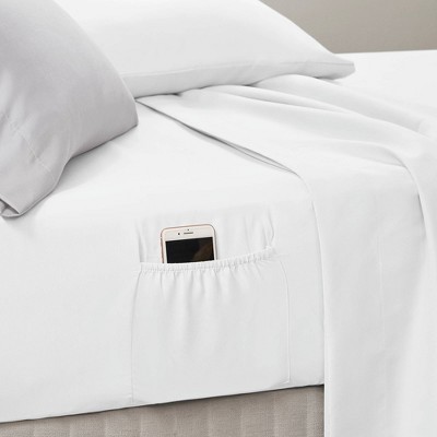 Twin XL Yellow Floral Microfiber Bed in a Bag Set