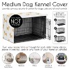 Sweet Jojo Designs Boy, Girl, Unisex/Gender Neutral Dog Crate Kennel Cover 36in. Cartoon Puppy Orange and White - 4 of 4