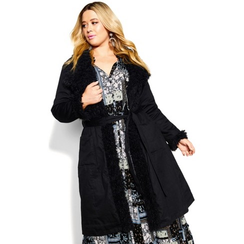 AVENUE | Women's Plus Size Rochelle Jacket - black - 24W