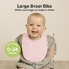 KeaBabies 8pk Organic Baby Bibs for Boy, Baby Drool Bib for Baby Boys and Girls, Newborn Teething Bibs - 2 of 4