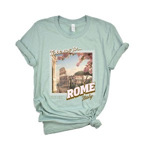 Simply Sage Market Women's Take Me To Rome Short Sleeve Graphic Tee - 1 of 3