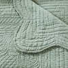 Sapphtopaz 72"x60" Oversized Blanket with Scalloped Edges, Soft Quilted Throw Blanket with Cotton Filling for Bed, Fluffy Bedding for Room - 2 of 4