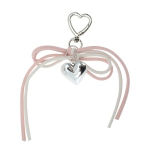 Unique Bargains PU Bow Handbag Charms Keychains 1 Pc - 1 of 4