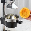 Courant Cast-Iron Orange Juice Squeezer, Stainless Steel Lemon - Sturdy Manual Citrus Press & Juicer with Large  Press Bowl, Black - 3 of 4