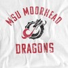 Men's Minnesota State University Moorhead Official MSUM Dragons Logo T-Shirt - 2 of 4