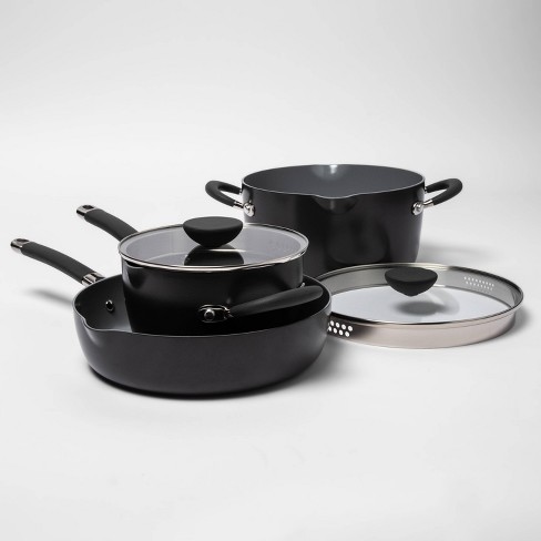 Circulon A1 Series With Scratchdefense Technology 8pc Nonstick Induction  Cookware Pots And Pans Set - Graphite : Target