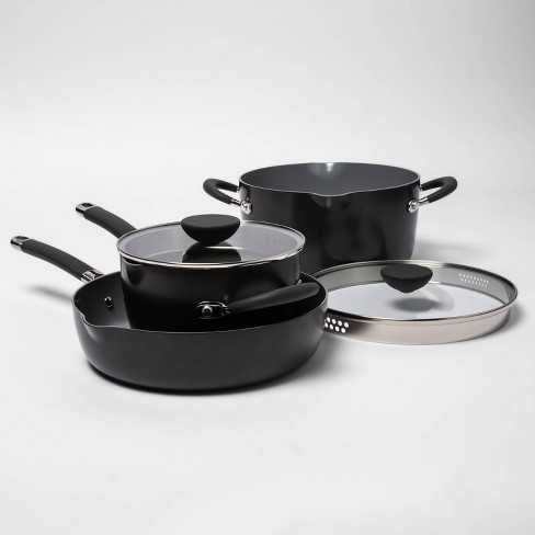 T-fal Platinum Unlimited Nonstick 12pc Non-stick Cookware Set With Induction  Base - Dark Gray : Target