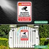 Unique Bargains Aluminum Under Camera Monitoring Recording Reflective Security Camera Sign - 3 of 4