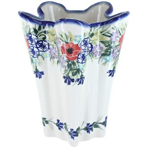 Blue Rose Polish Pottery 30-4 WR Unikat Large Vase - 1 of 1