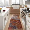 Washable Modern Abstract Area Rugs Soft Low Pile Accent Carpet with Non-Slip Backing Colorful Rug for Living Room - 2 of 4
