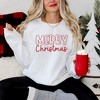 Simply Sage Market Women's Graphic Sweatshirt Merry Christmas Bold - 2 of 4