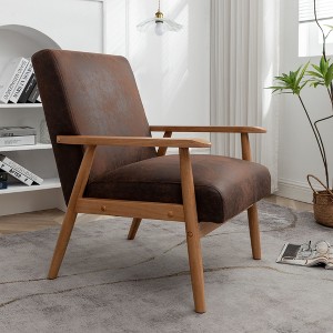 CENGHU Classic Mid-Century Modern Accent Chair, 25.38" Wide Living Room Chair, Upholstered Arm Chair for Living Room, Bedroom - 1 of 4