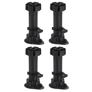 Unique Bargains Plastic Non-Skid Adjustable Furniture Leveling Feet for Sofa 4 Pcs - 1 of 4
