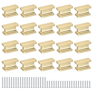 Unique Bargains Zinc Alloy Matte Brushed Finish Rust-resistant Heavy Cabinet Knobs - 1 of 4