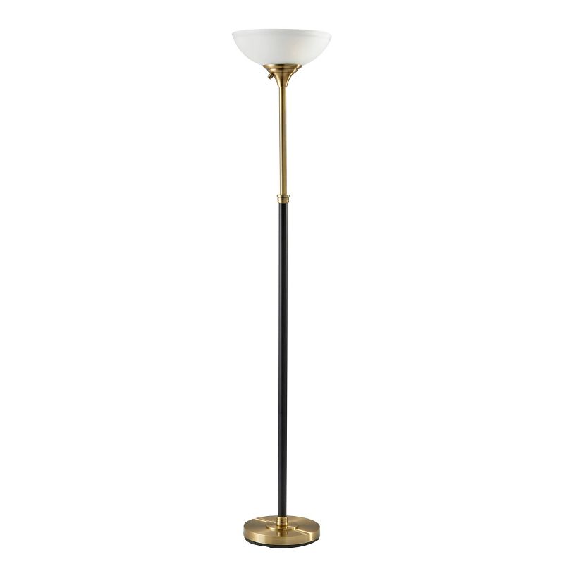 71&#34; Bergen Collection Torchiere Black - Adesso, 1 of 14