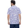 HAPPY BAY Mens Hawaiian Shirts Short Sleeve Button Down Shirt Men's Shirts Linen Effect Casual Beach Vacation Hawaii Shirts for Men - 2 of 4