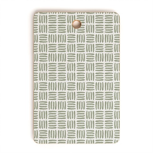 Iveta Abolina Pine Needle Checker Ii Rectangular Cutting Board - Deny ...