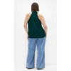 Women's Plus Size Chloe Cowl Neck Top - jade | CITY CHIC - 3 of 4
