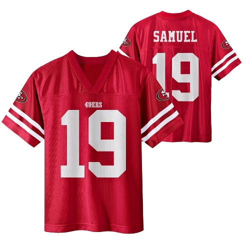 NFL San Francisco 49ers Boys' Short Sleeve Samuel Jersey - XS