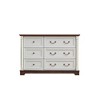 ORRD Farmhouse 6-Drawer Dresser, Rustic Chest with Wooden Base, Durable Storage Organizer for Bedroom, Living Room - 4 of 4