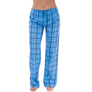 Just Love Womens Plaid Knit Jersey Pajama Pants - 100% Cotton PJs - 1 of 3
