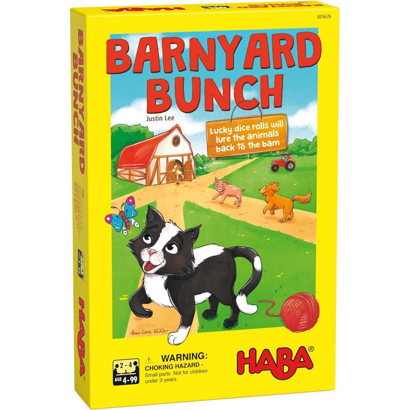 HABA Barnyard Bunch - A Cooperative Roll & Move Game for Ages 4 and Up (Made in Germany), 1 of 7