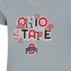 NCAA Ohio State Buckeyes Girls' V-Neck T-Shirt - 3 of 3