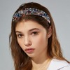 Unique Bargains Rhinestone Headband for Women Bling Padded Hairband Faux Crystal Hair Accessories Multicolor 1.18 Inch Wide 1 Pc - 3 of 4