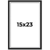 PosterPalooza | Flat Silver Picture Frame - UV Acrylic, Foam Board Backing, Hanging Hardware - 2 of 4