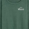 Women's - Disney Princess - Princess Ariel Lightweight French Terry Wide Neck Long Sleeve Shirt - 3 of 4