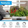 SereneLife 6-Pod Hydroponic Herb Garden Kit, Indoor Seed Pod System, Full-Spectrum Grow Light, Adjustable Height, Smart Plant System SLGLF140 - 4 of 4