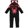 Marvel Avengers Captain America Baby Zip Up Cosplay Coverall Newborn to Infant - 4 of 4