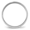 Black Bow Jewelry 2mm to 6mm 10K White Gold Lightweight Domed Comfort Fit Band - 2 of 4