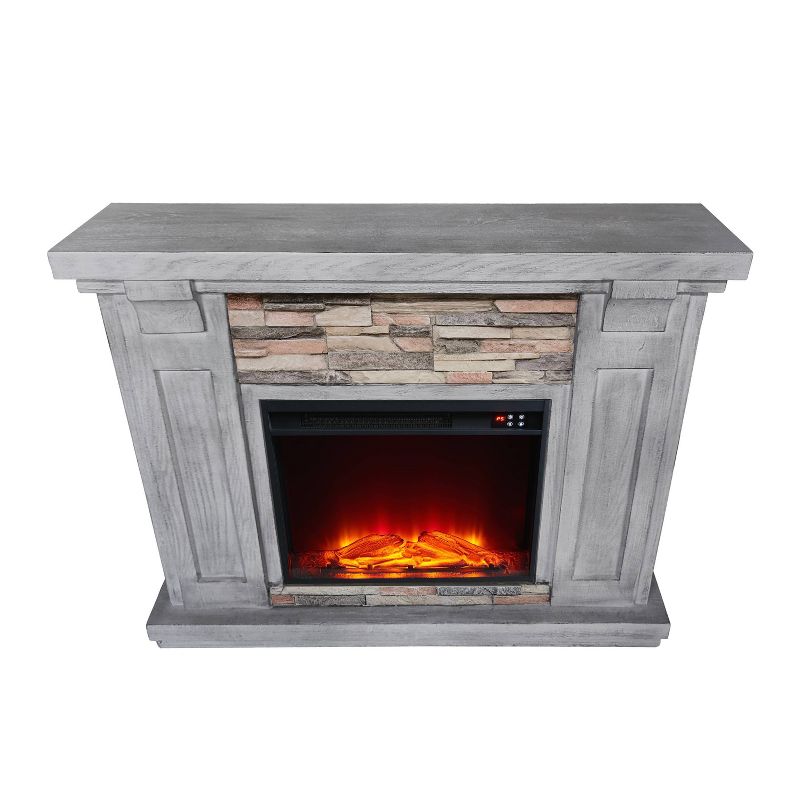 47" Vintage Freestanding Electric Fireplace - Festivo, 4 of 13