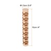 Unique Bargains Wood Clay Grain Texture Carved Fine Baking DIY Rolling Pins - 2 of 4