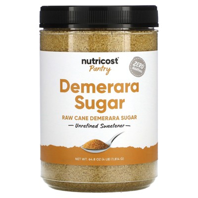 Nutricost Pantry, Demerara Sugar, Unrefined Sweetener, 64.8 oz (1,814 g)