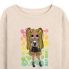 Women's - LOL Surprise! - Rainbow ALT Girl Lightweight French Terry Wide Neck Long Sleeve Shirt - 2 of 4