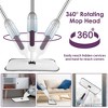 NewHome"Microfiber Spray Mop with 3 Washable Pads & 12oz Refillable Bottle for Hardwood, Tile & Laminate"White - 3 of 4