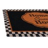Kate Aurora Pumpkin Spice Colored Home~Sweet~Home Coir Bristled Outdoor All Season Welcome Mat - 18"x30" - 3 of 3