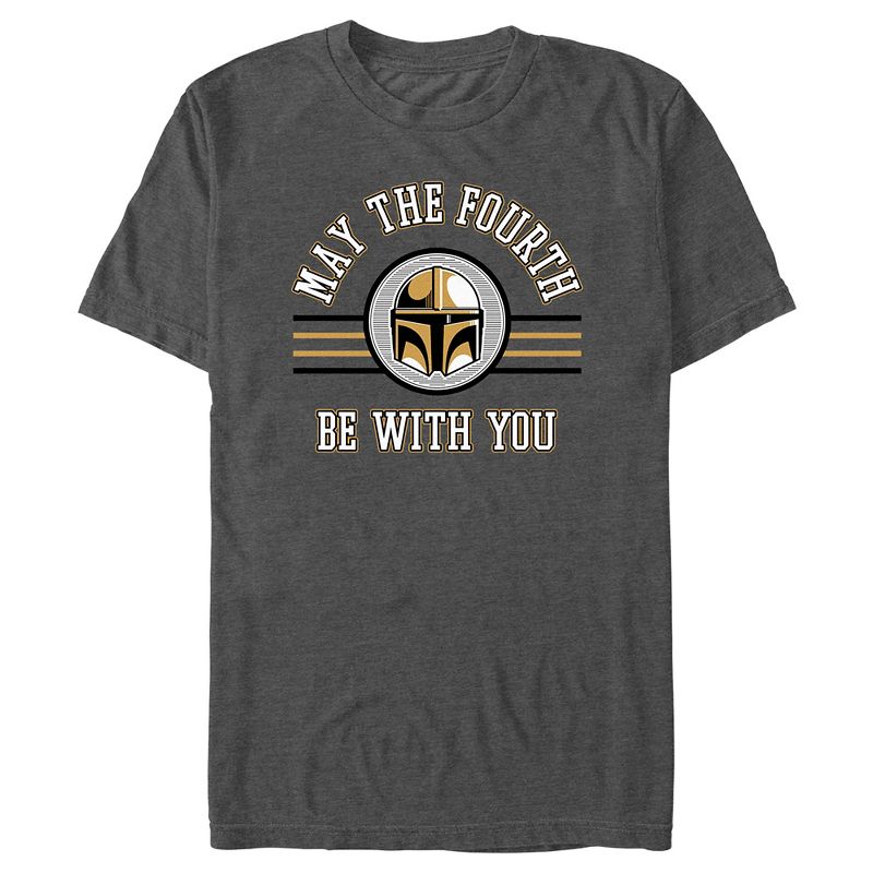 Men's Star Wars: The Mandalorian May the Fourth Be With You Din Djarin T-Shirt, 1 of 6