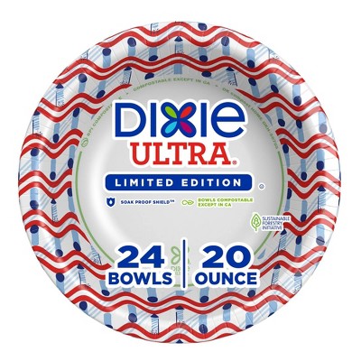 Dixie Ultra Bowls - Americana - 20oz/24ct