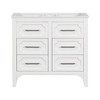 36'' Bathroom Vanity without Sink , Free Standing Single Vanity Set with Four Drawers, Solid Wood Frame Bathroom Storage Cabinet - 2 of 4