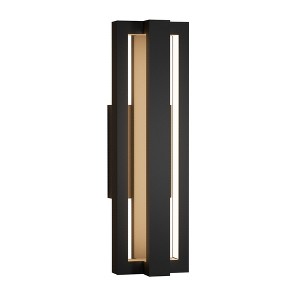 LamQee  15 inch Outdoor Wall Lights LED Modern Linear Exterior Lighting Fixtures Outdoor Rectangle Light Fixtures - 1 of 4