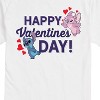Men's - Lilo and Stitch - Happy Valentine's Day Short Sleeve Graphic T-Shirt - 2 of 4