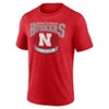 NCAA Nebraska Cornhuskers Men's Tri-Blend T-Shirt - 2 of 3