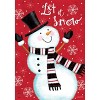 Briarwood Lane Snowman Celebration Winter House Flag Let It Snow - 3 of 4