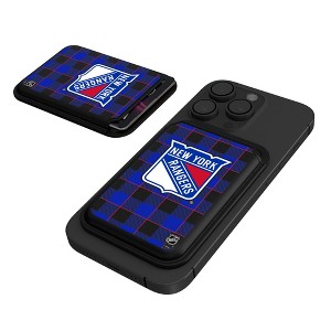 Keyscaper NHL Eastern Conference Teams Plaid Black Magnetic Credit Card Wallet - 1 of 3